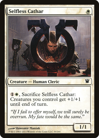 {C} Selfless Cathar [Innistrad][ISD 030]