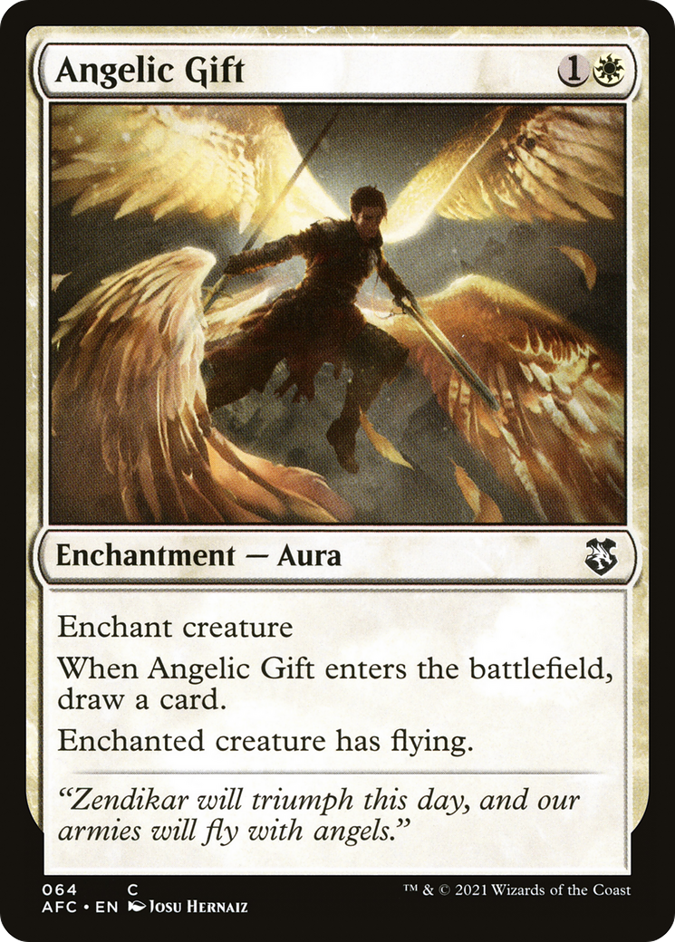 {C} Angelic Gift [Dungeons & Dragons: Adventures in the Forgotten Realms Commander][AFC 064]
