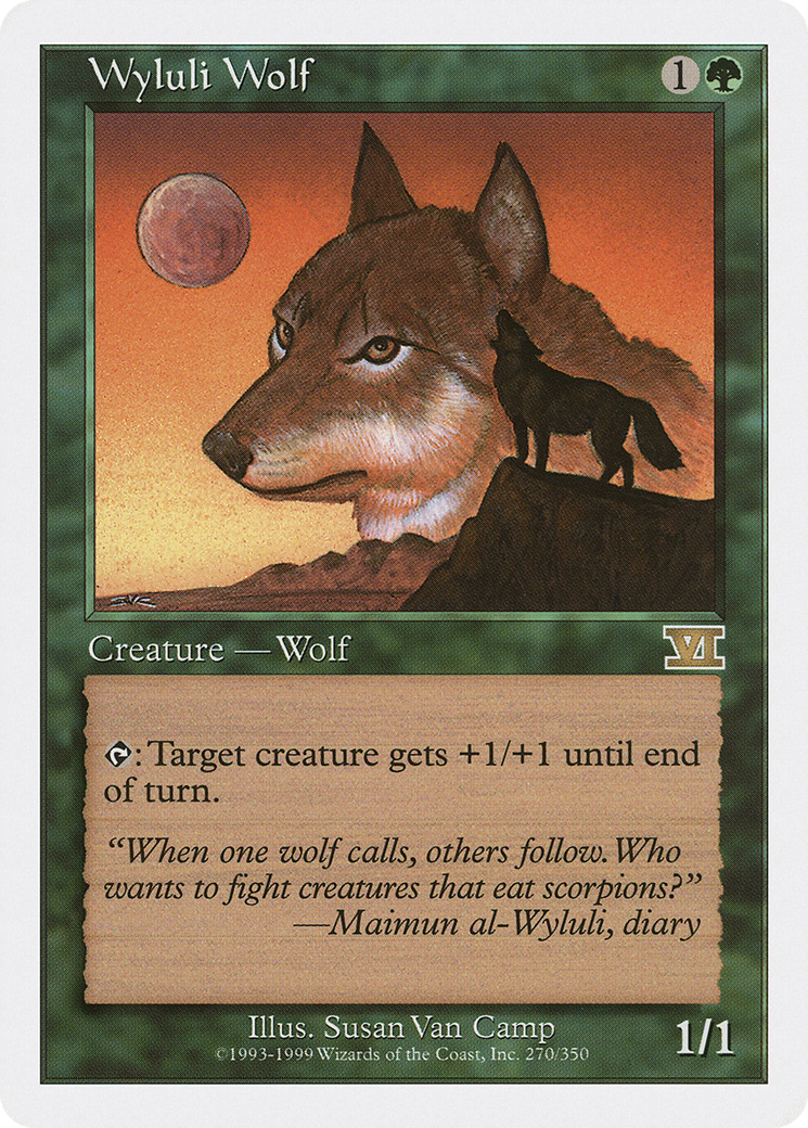 {R} Wyluli Wolf [Classic Sixth Edition][6ED 270] - Misty Mountain Games