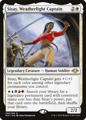 {R} Sisay, Weatherlight Captain [Modern Horizons][MH1 029]
