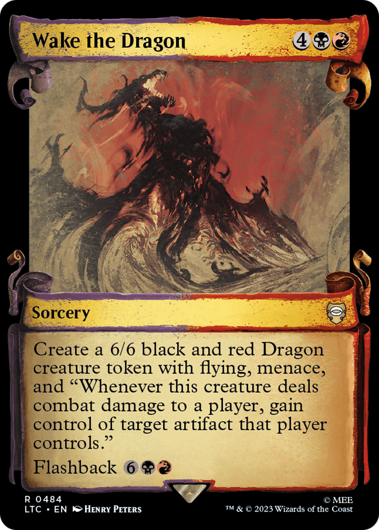 {R} Wake the Dragon [The Lord of the Rings: Tales of Middle-Earth Commander Showcase Scrolls][LTC 484]