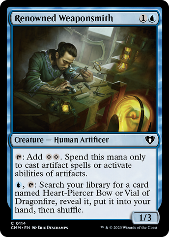 {C} Renowned Weaponsmith [Commander Masters][CMM 114]