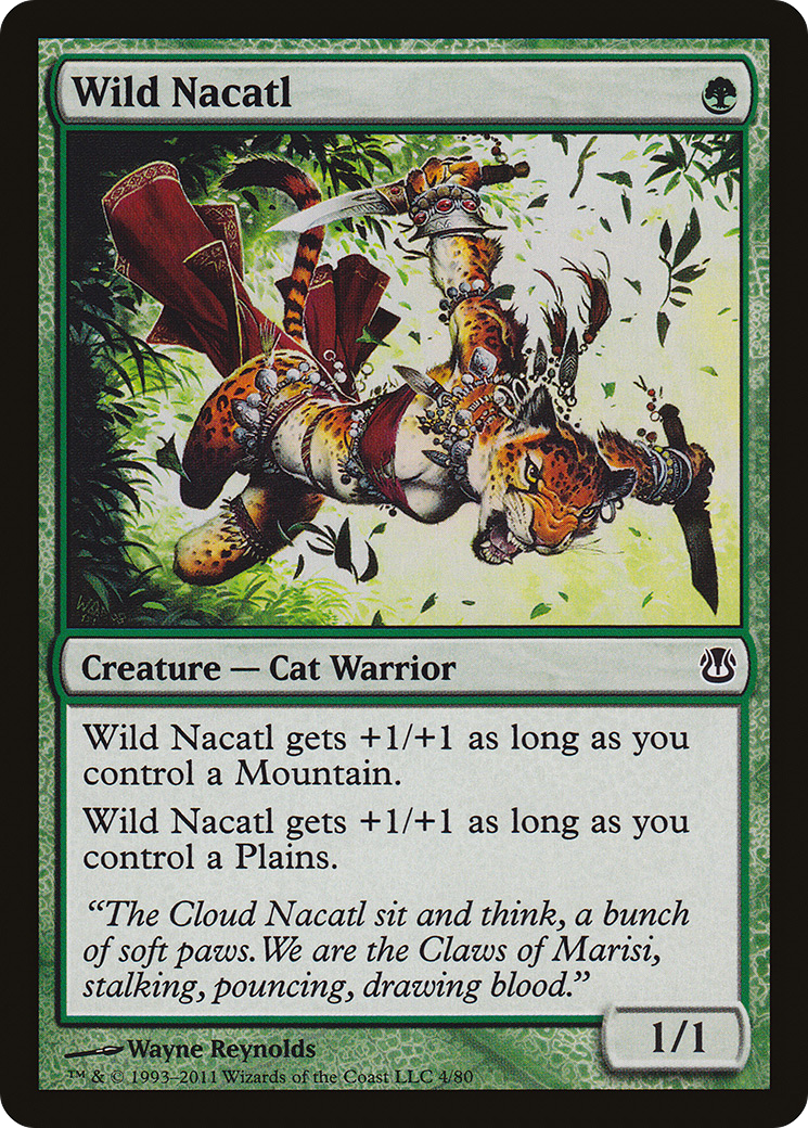 {C} Wild Nacatl [Duel Decks: Ajani vs. Nicol Bolas][DDH 004] - Misty Mountain Games