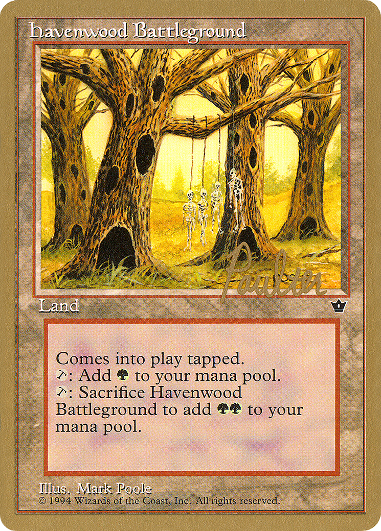 {C} Havenwood Battleground (Preston Poulter) [Pro Tour Collector Set][GB PTC PP96]