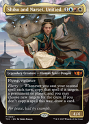 {R} Shiko and Narset, Unified (Borderless) [Tarkir: Dragonstorm Commander][TDC 007]