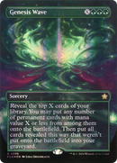{@R} Genesis Wave (Borderless) (Mana Foil) [Foundations][FDN 396]