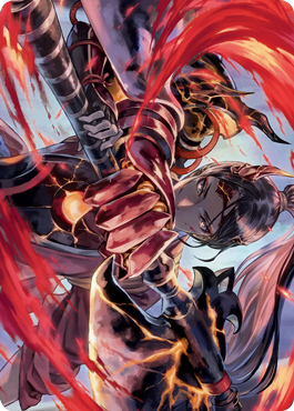 {A} Risona, Asari Commander Art Card [Kamigawa: Neon Dynasty Art Series][ANEO 072]