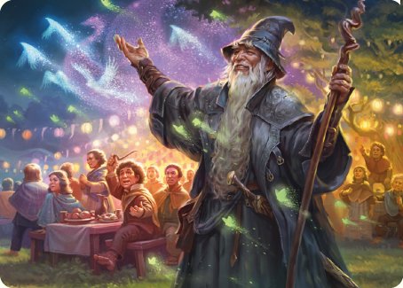 {A} Gandalf, Friend of the Shire Art Card [The Lord of the Rings: Tales of Middle-earth Art Series][ALTR 005]