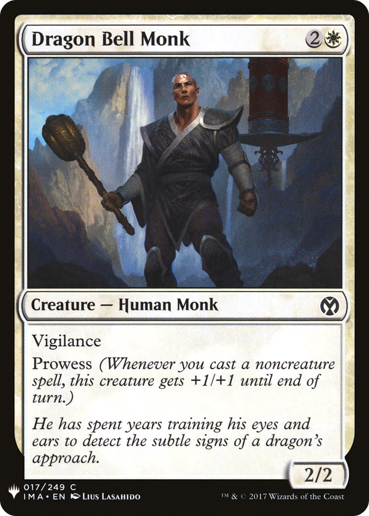 {C} Dragon Bell Monk [Mystery Booster][LS IMA 017]