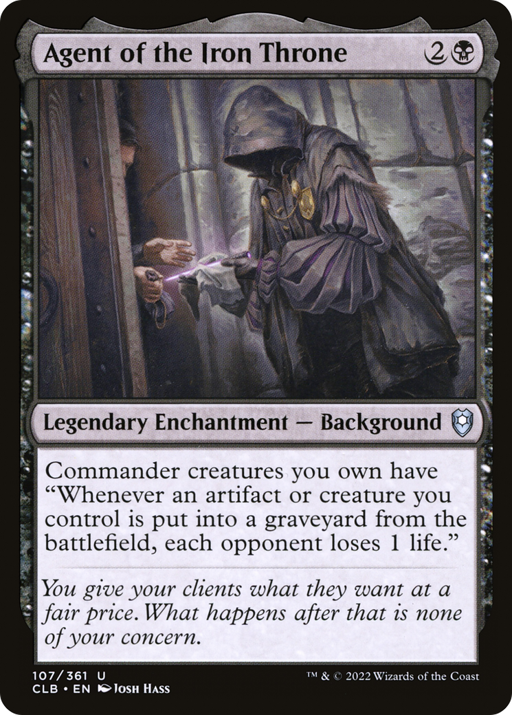 {C} Agent of the Iron Throne [Commander Legends: Battle for Baldur's Gate][CLB 107]