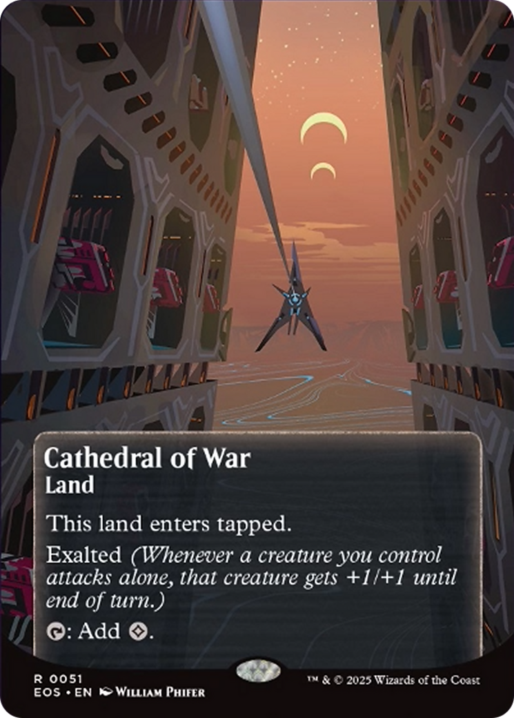 {R} Cathedral of War (0051) (Poster) [Edge of Eternities: Stellar Sights][EOS 051]