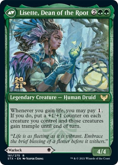 {R} Valentin, Dean of the Vein // Lisette, Dean of the Root [Strixhaven: School of Mages Prerelease Promos][PR STX 161]