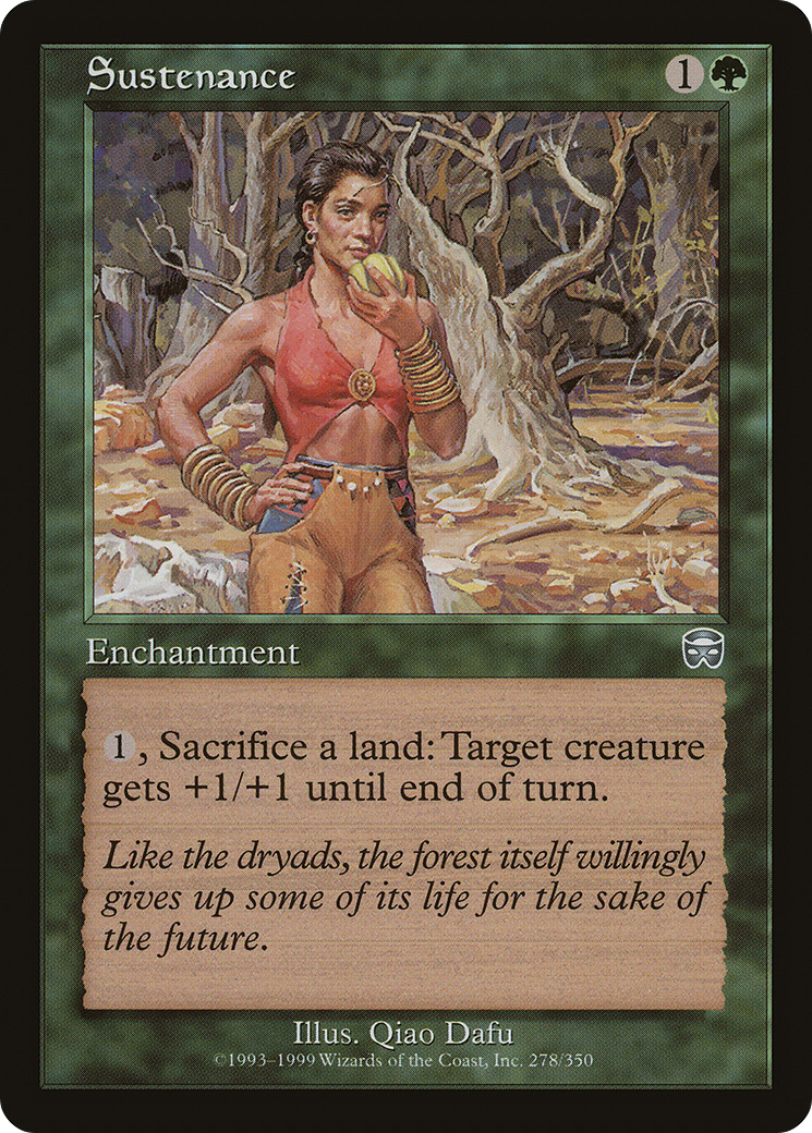 {C} Sustenance [Mercadian Masques][MMQ 278]