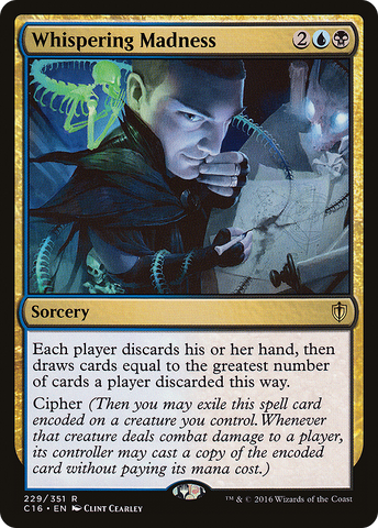 {R} Whispering Madness [Commander 2016][C16 229]