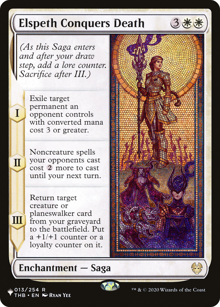 {R} Elspeth Conquers Death [LIST THB-13]