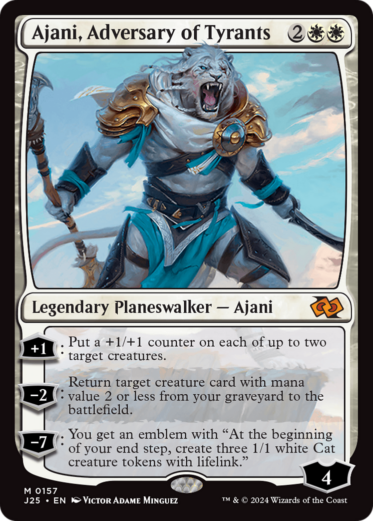 {R} Ajani, Adversary of Tyrants [Foundations Jumpstart][J25 157]