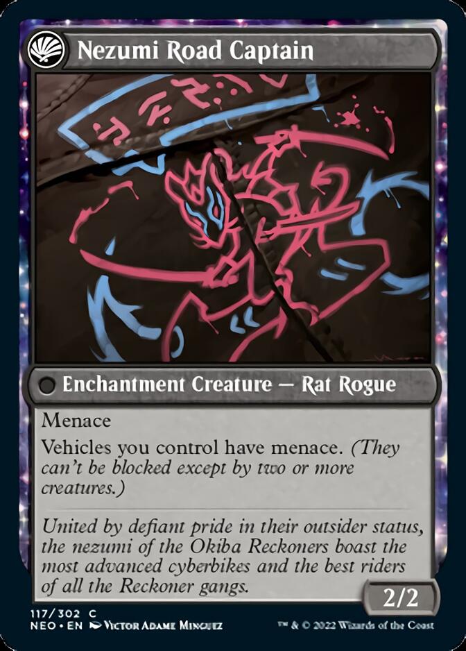 {C} Okiba Reckoner Raid // Nezumi Road Captain [Kamigawa: Neon Dynasty][NEO 117]