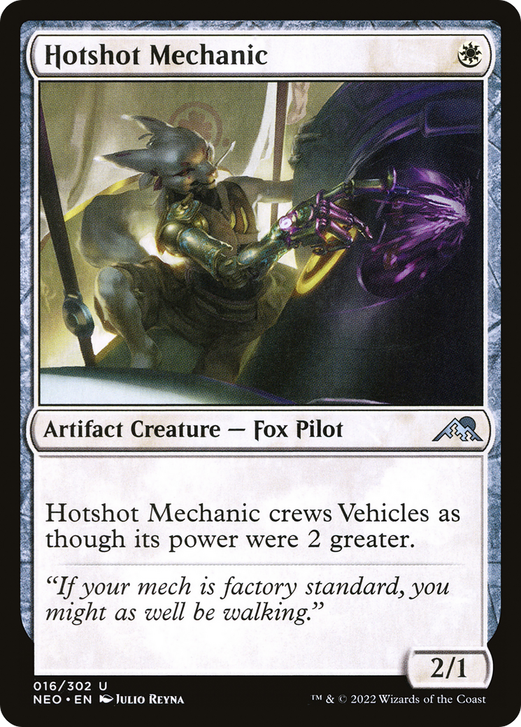 {C} Hotshot Mechanic [Kamigawa: Neon Dynasty][NEO 016]