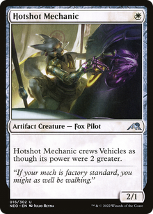 {C} Hotshot Mechanic [Kamigawa: Neon Dynasty][NEO 016]