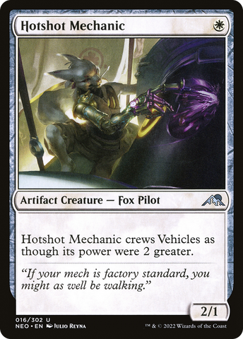 {C} Hotshot Mechanic [Kamigawa: Neon Dynasty][NEO 016]