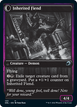 {C} Heirloom Mirror // Inherited Fiend [Innistrad: Double Feature][DBL 105]