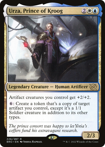 {R} Urza, Prince of Kroog [The Brothers' War][BRO 226]