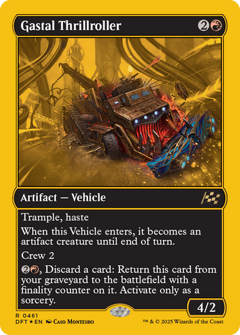 {@R} Gastal Thrillroller (First-Place Foil) [Aetherdrift][DFT 461]