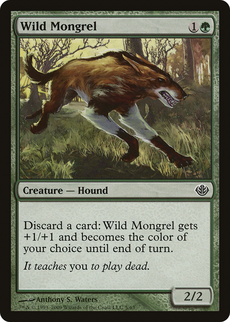 {C} Wild Mongrel [Duel Decks: Garruk vs. Liliana][DDD 005]