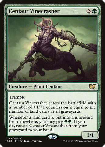 {R} Centaur Vinecrasher [Commander 2015][C15 035]