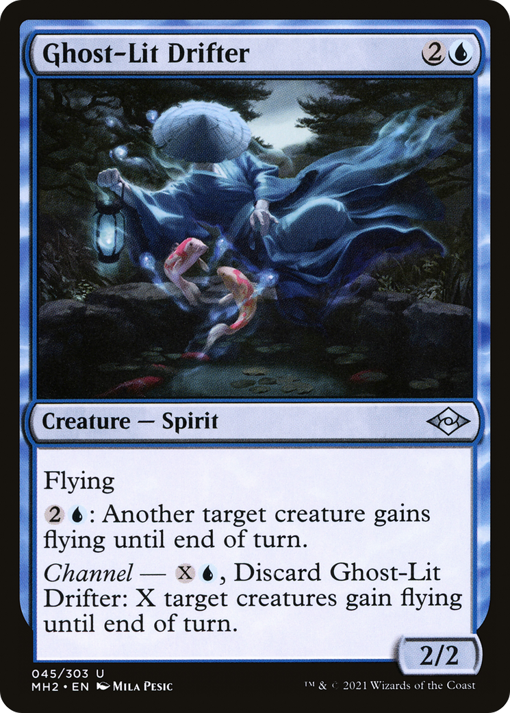{C} Ghost-Lit Drifter [Modern Horizons 2] [MH2 045]