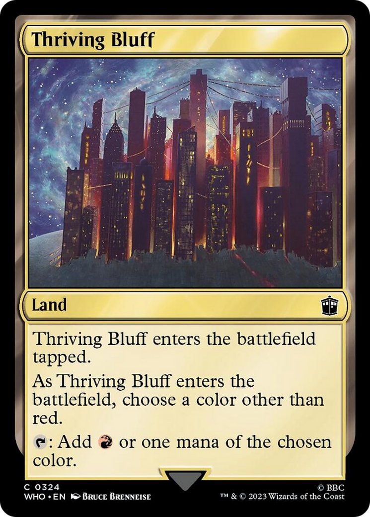 {C} Thriving Bluff [Doctor Who][WHO 324]
