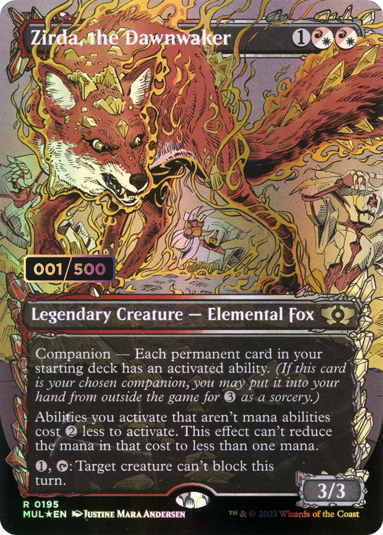 {R} Zirda, the Dawnwaker (Serialized) [Multiverse Legends][SR MUL 195]