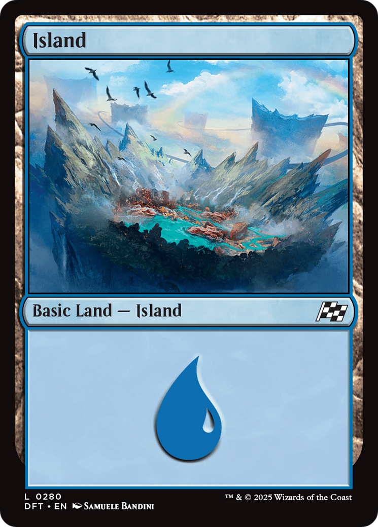 {B}[DFT 280] Island (0280) [Aetherdrift]