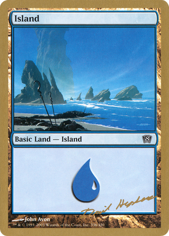 {B}[GB WC03 DH336] Island (dh336) (Dave Humpherys) [World Championship Decks 2003]