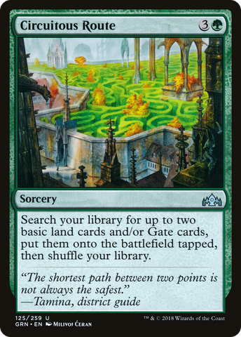 {C} Circuitous Route [Guilds of Ravnica][GRN 125]