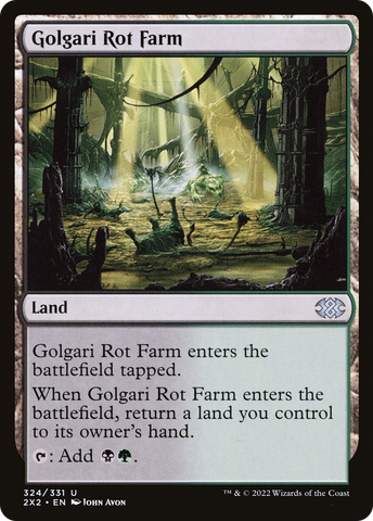 {C} Golgari Rot Farm [Double Masters 2022][2X2 324]