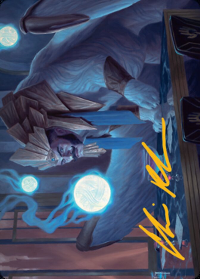 {A} Tivit, Seller of Secrets Art Card (Gold-Stamped Signature) [Streets of New Capenna Art Series][GS ASNC 047]