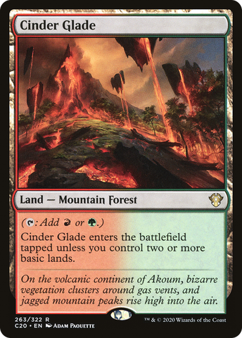 {R} Cinder Glade [Commander 2020][C20 263]