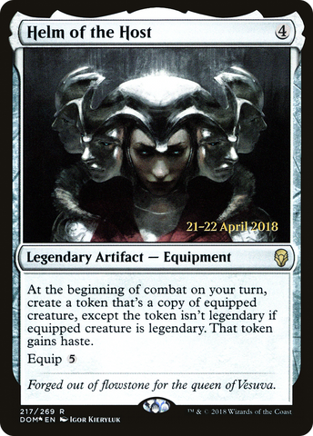 {R} Helm of the Host [Dominaria Prerelease Promos][PR DOM 217]