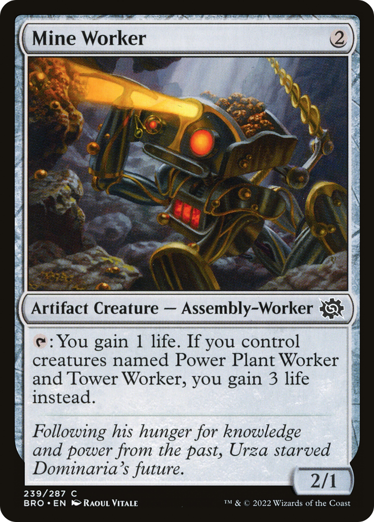 {C} Mine Worker [The Brothers' War][BRO 239]