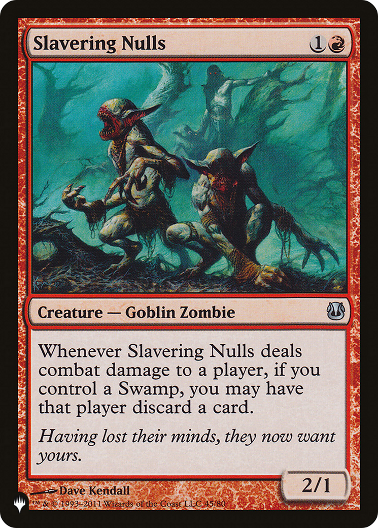 Slavering Nulls [LIST 45/80]