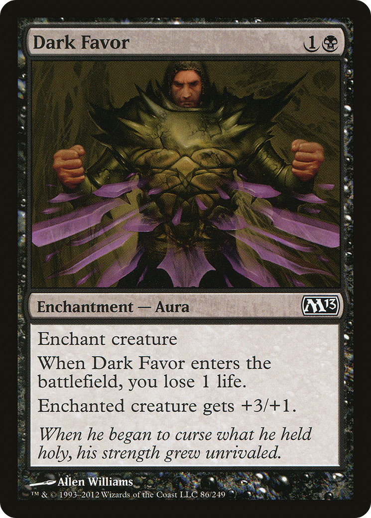 {C} Dark Favor [Magic 2013][M13 086]