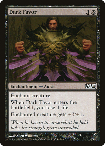 {C} Dark Favor [Magic 2013][M13 086]