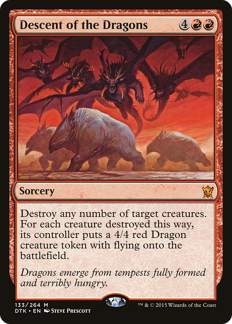 {R} Descent of the Dragons [Dragons of Tarkir][DTK 133] - Misty Mountain Games