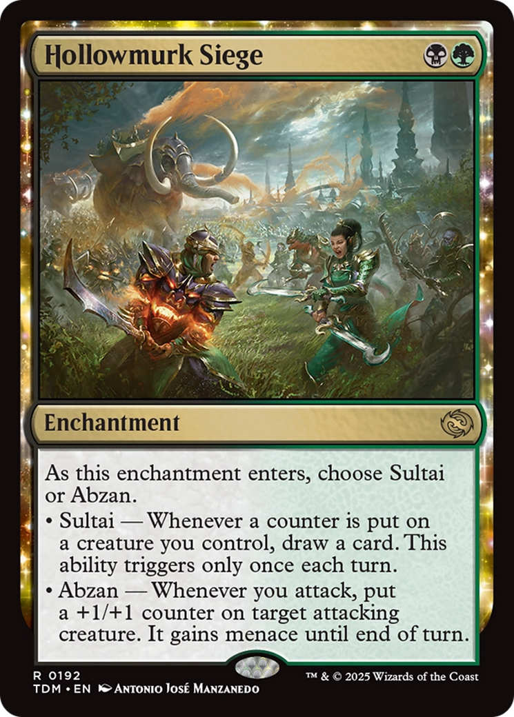 {@R} Hollowmurk Siege [Tarkir: Dragonstorm][TDM 192]