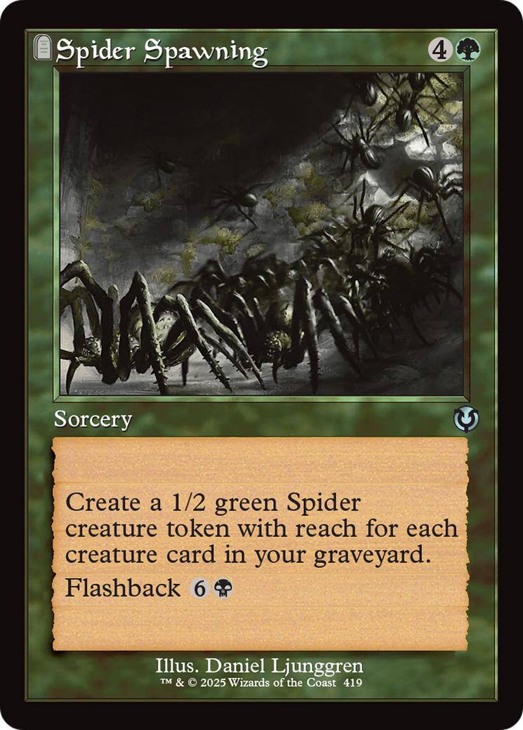 {C} Spider Spawning (Retro Frame) [Innistrad Remastered][INR 419]