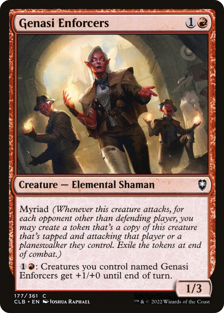 {C} Genasi Enforcers [Commander Legends: Battle for Baldur's Gate][CLB 177]