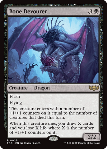 {R} Bone Devourer [Tarkir: Dragonstorm Commander][TDC 026]