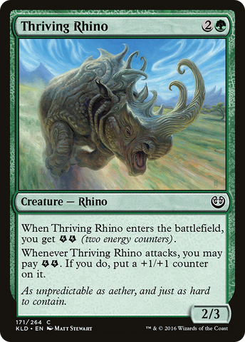 {C} Thriving Rhino [Kaladesh][KLD 171]