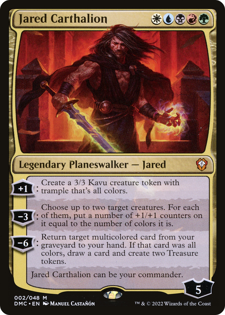 {R} Jared Carthalion [Dominaria United Commander][DMC 002]